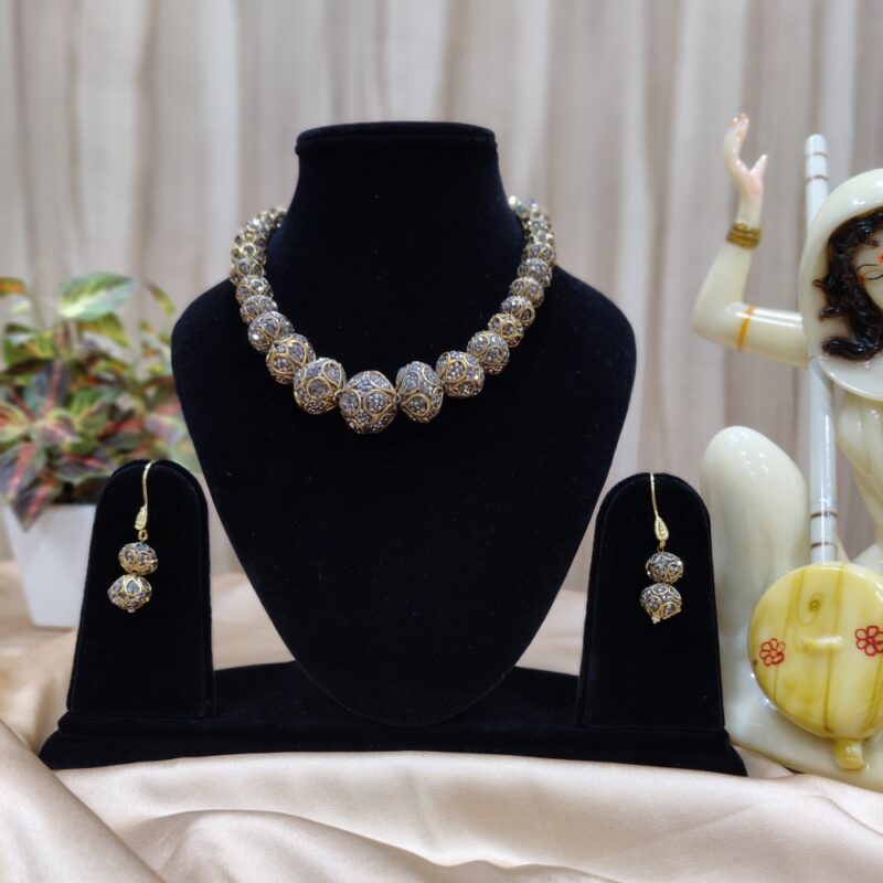 Jaipuri Mala with Earrings