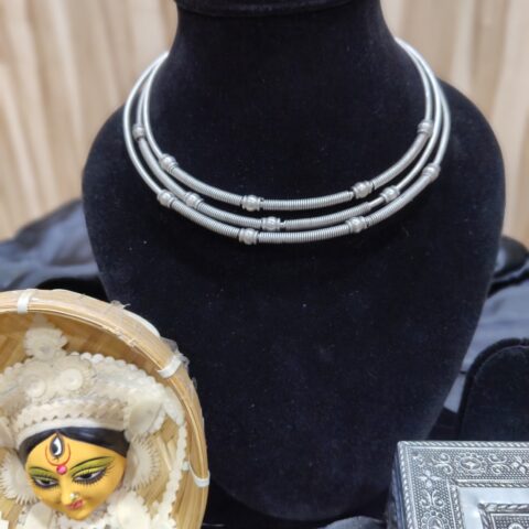 Chandra Tribal Hasli Neckpiece